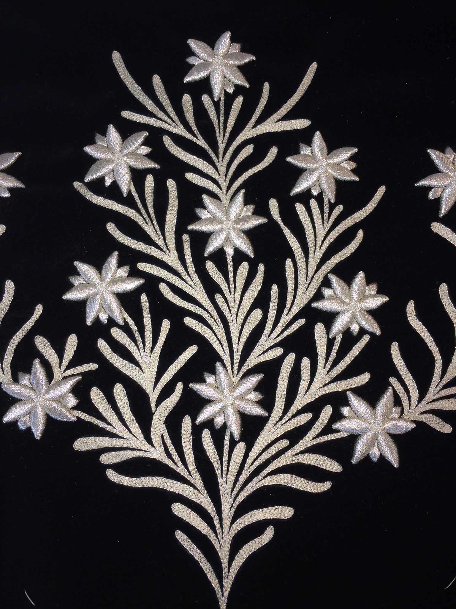 Broderie en detail