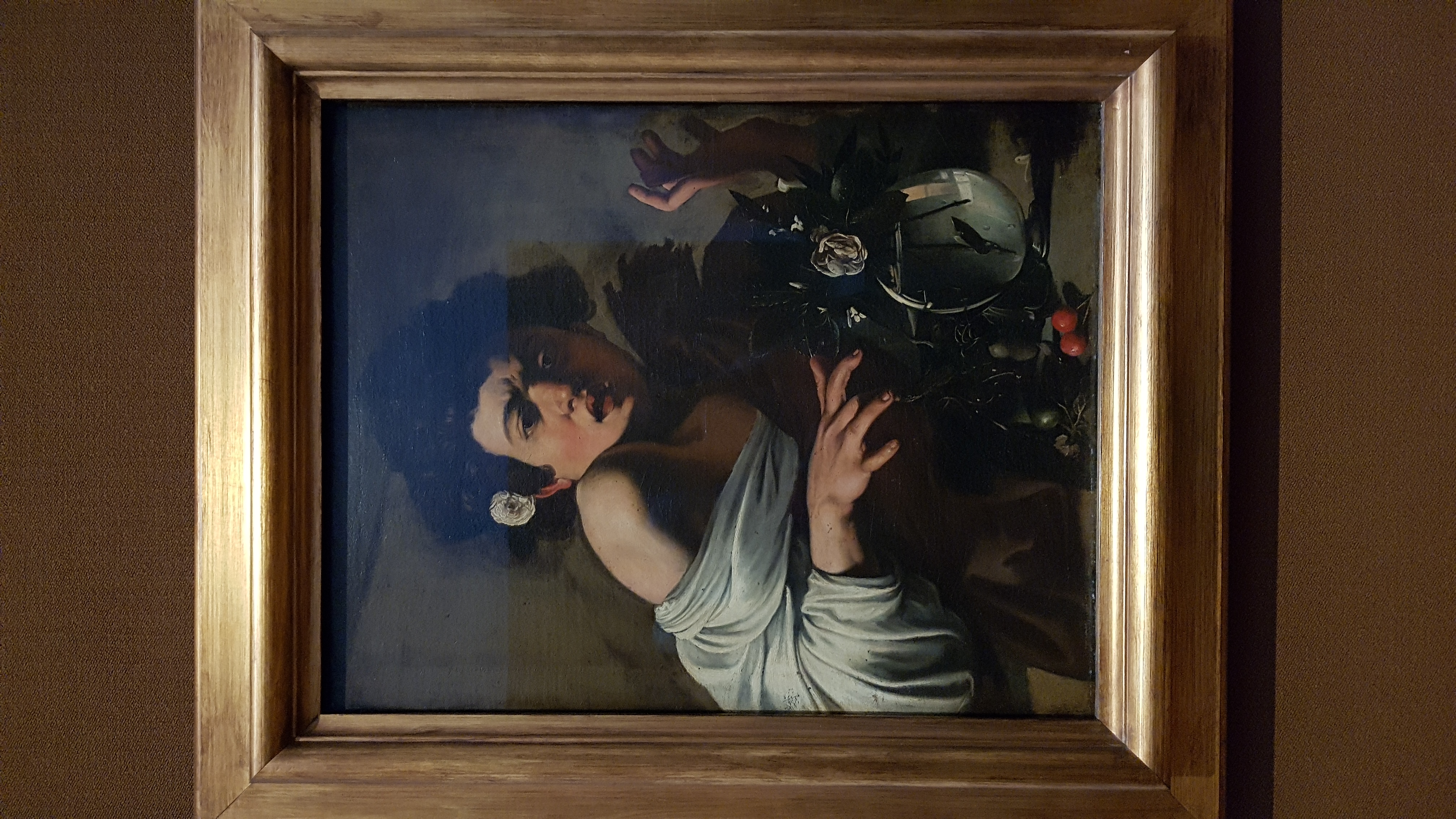 L'enfant et le lezard Le Caravage