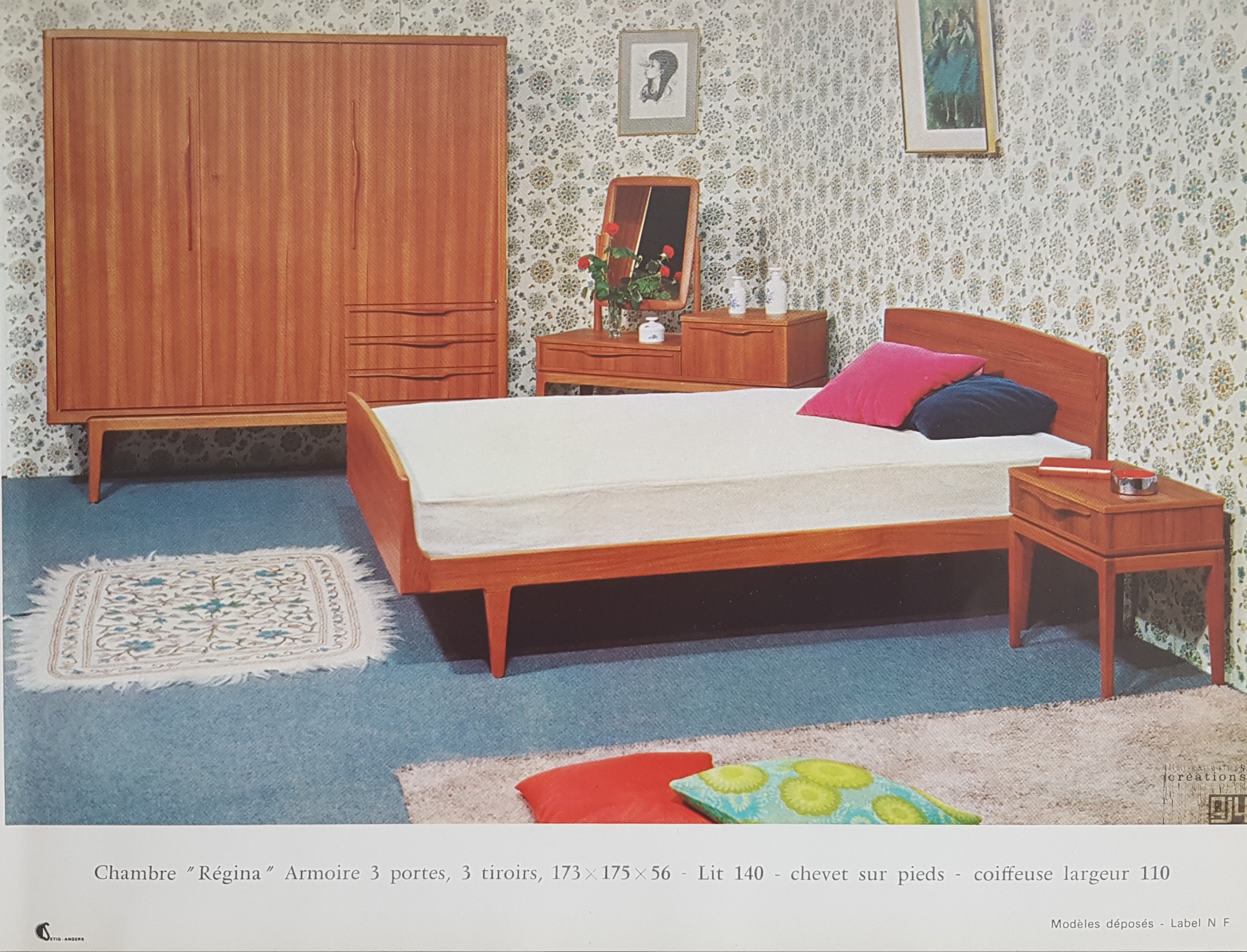 Chambre début 1960