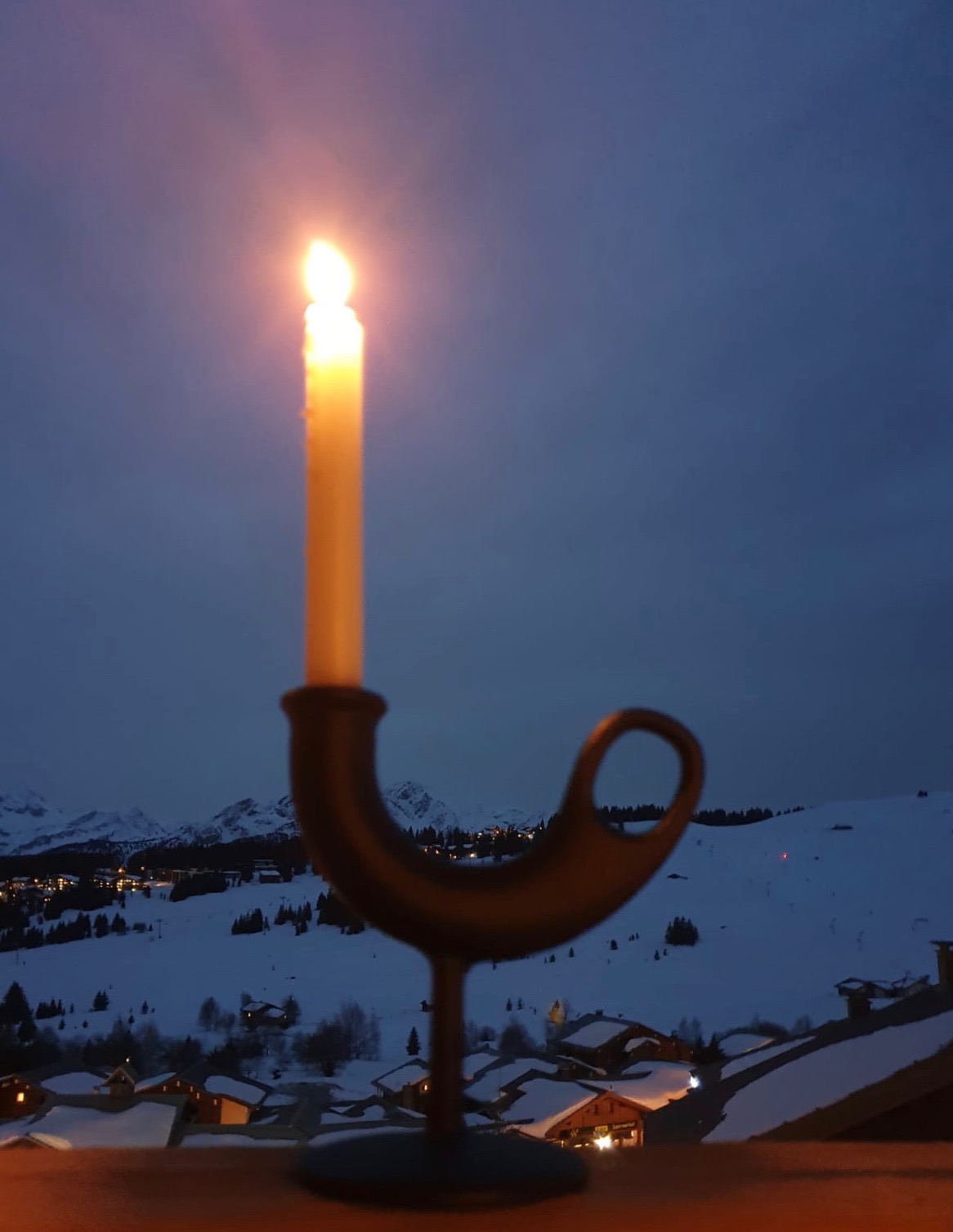 Le coq à la montagne