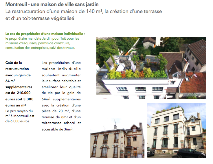 Surelevation maison Montreuil