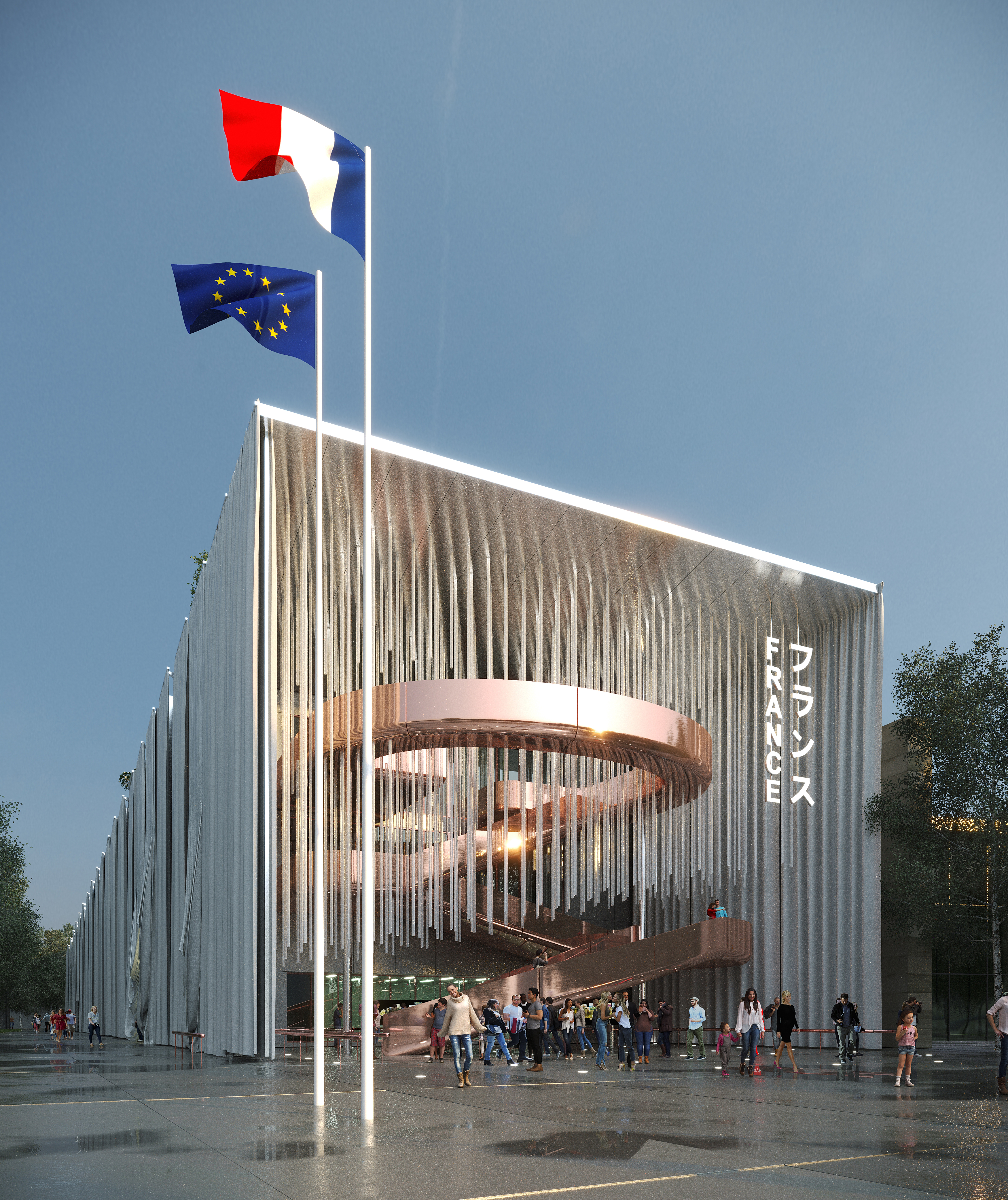 Le pavillon Français