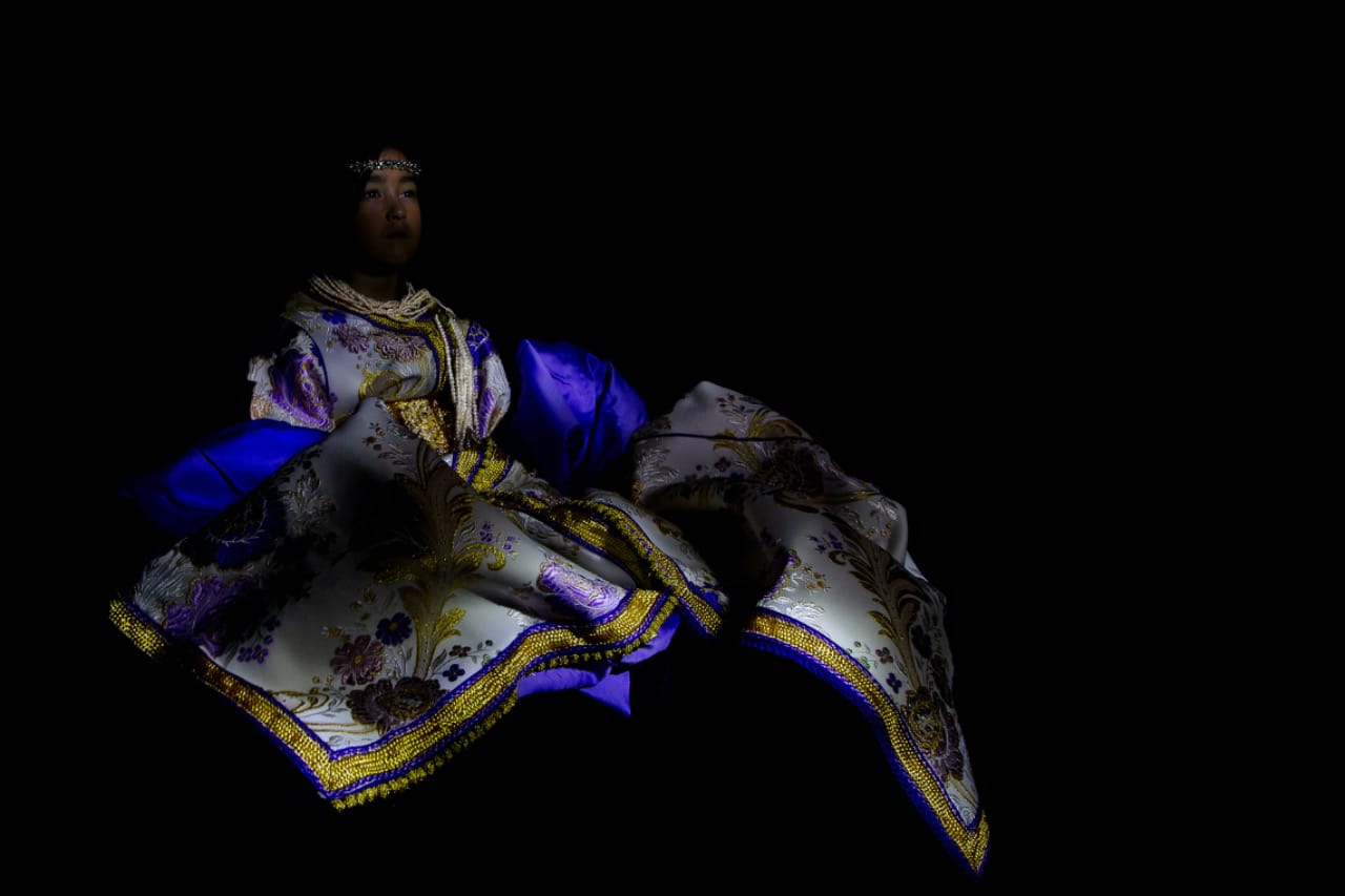 En bleu sombre