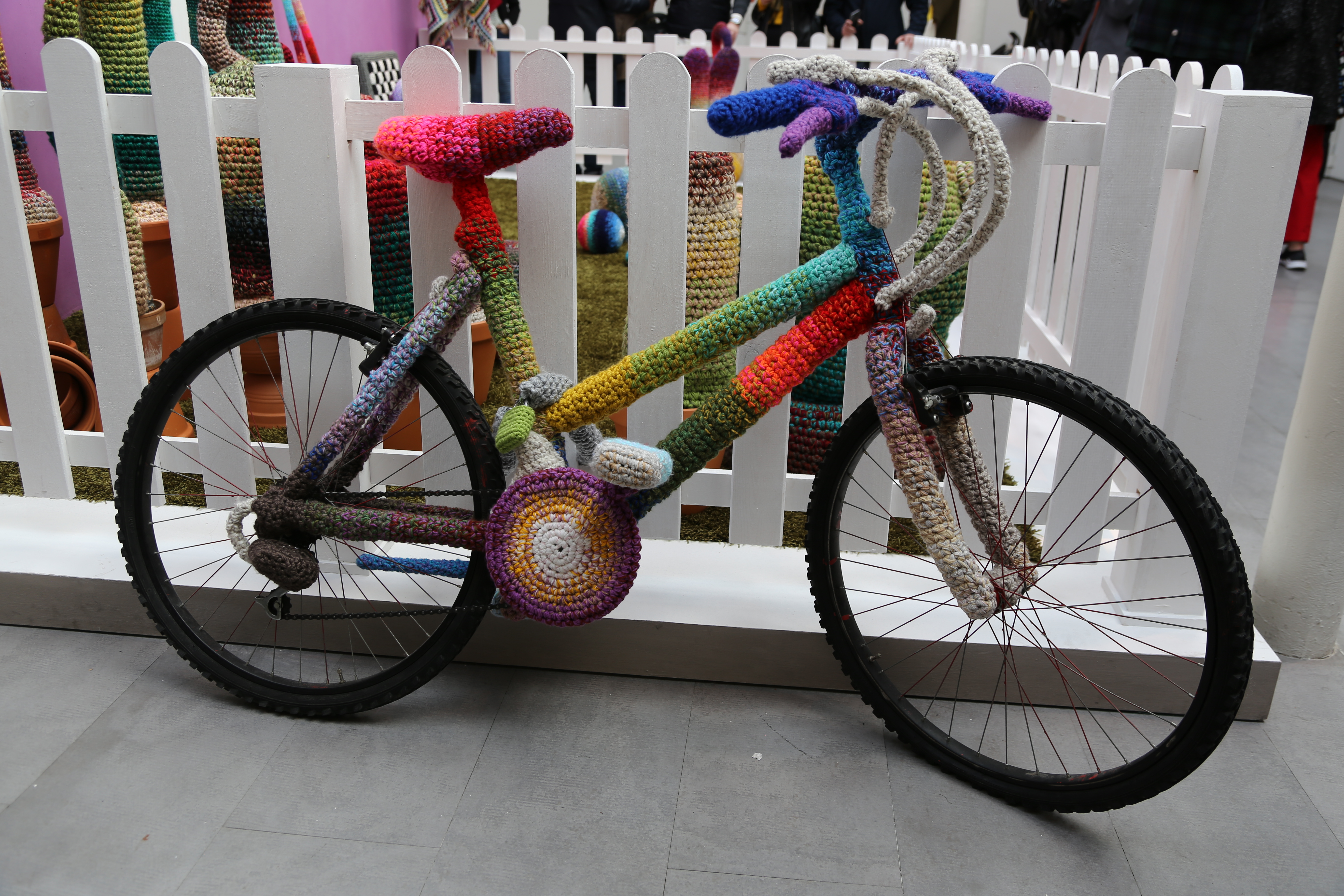 Bicyclette en crochet