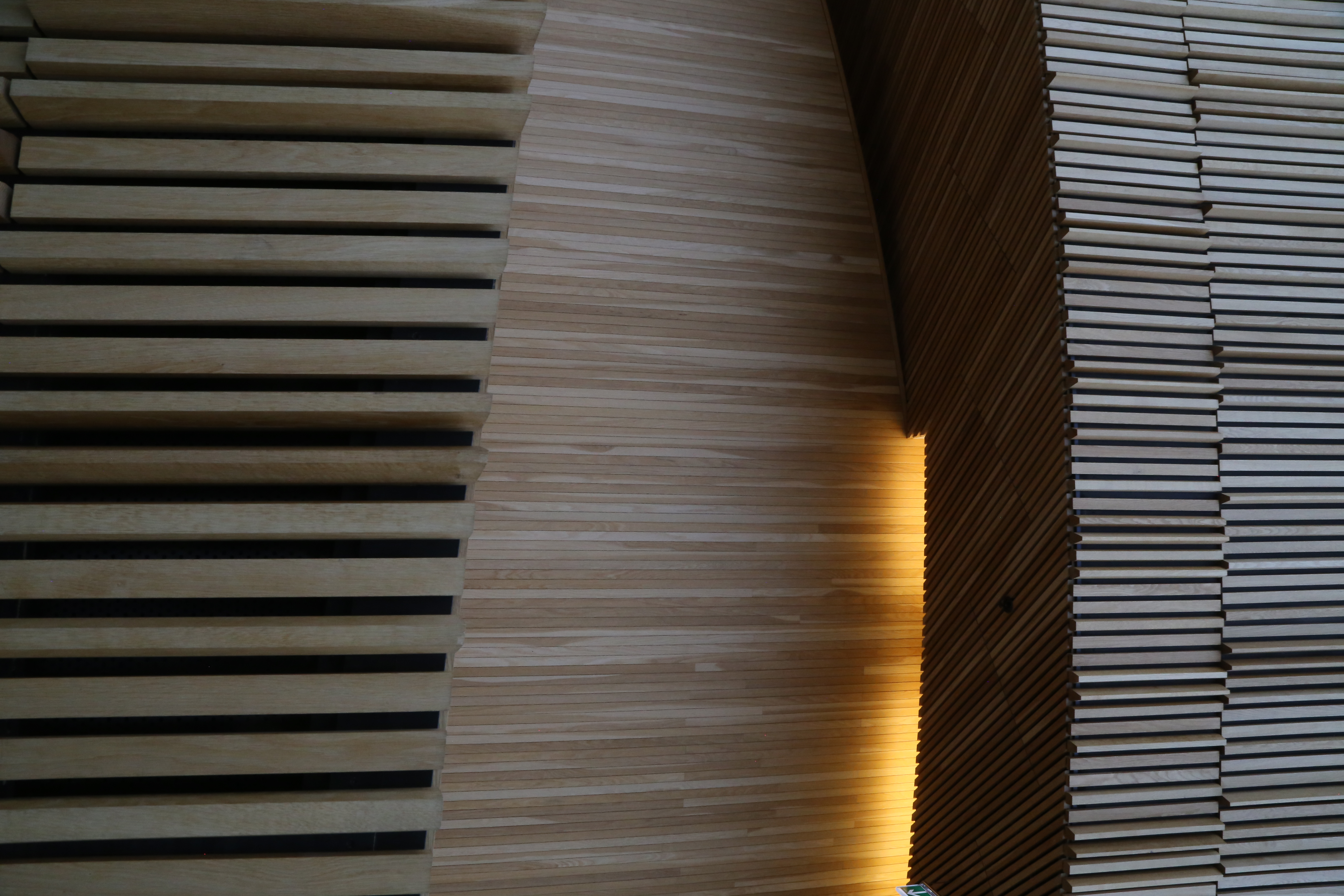 Detail du mur vague