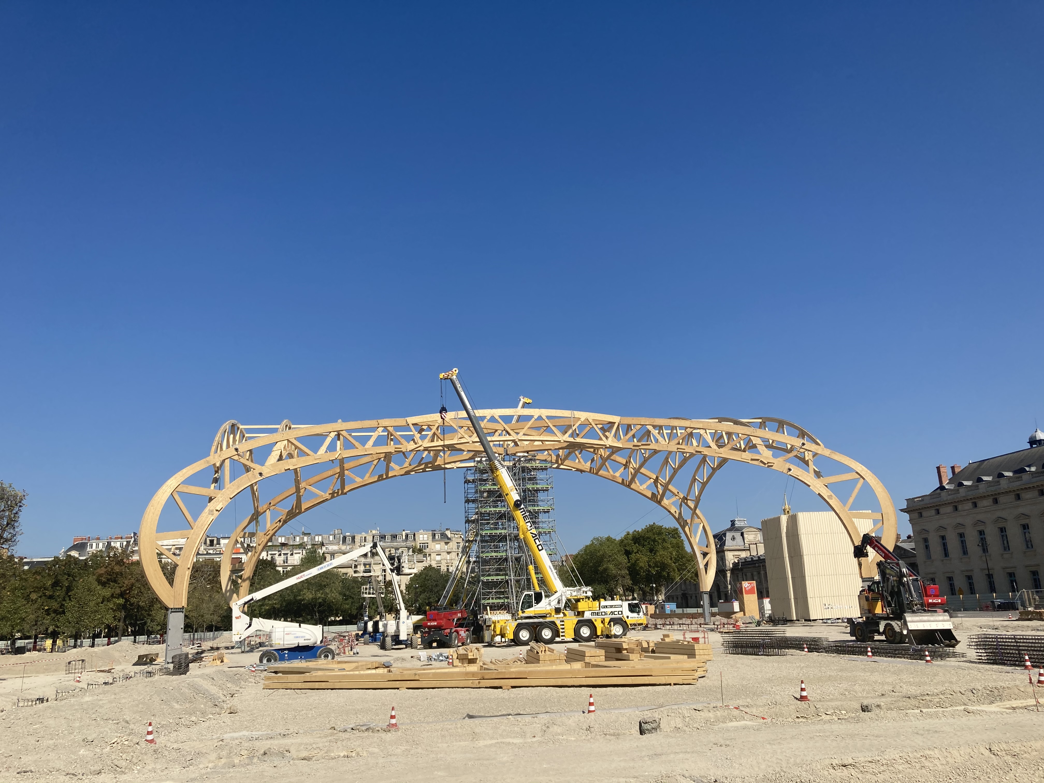 Du camion à l'installation!
