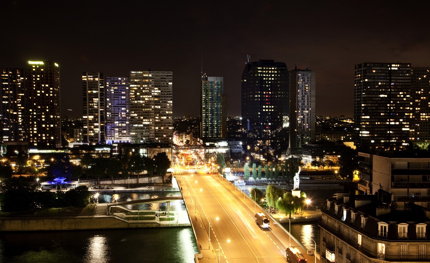 Projet Vue coté Seine by night SRA &JLC