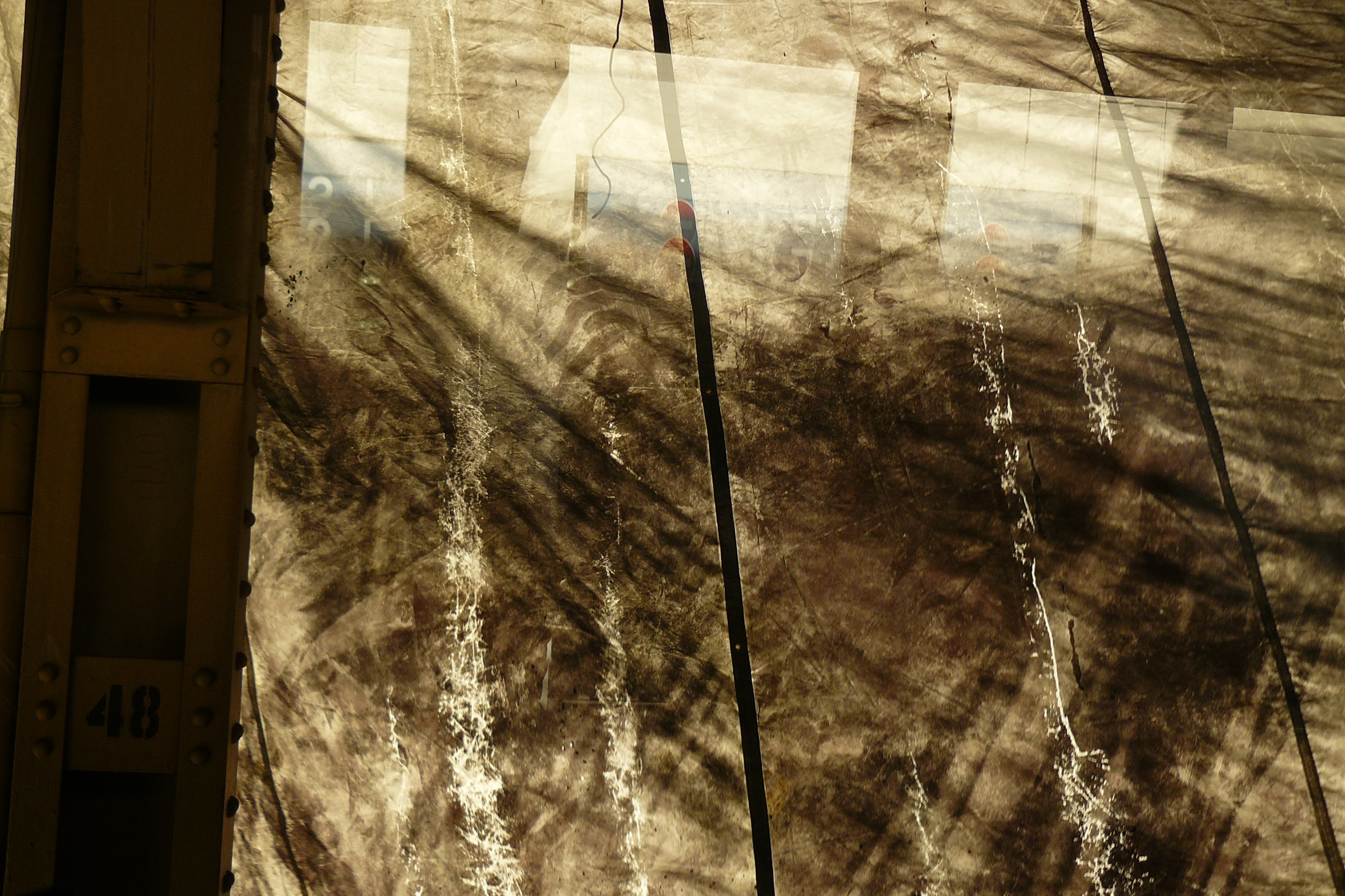 Chicago bâche du metro