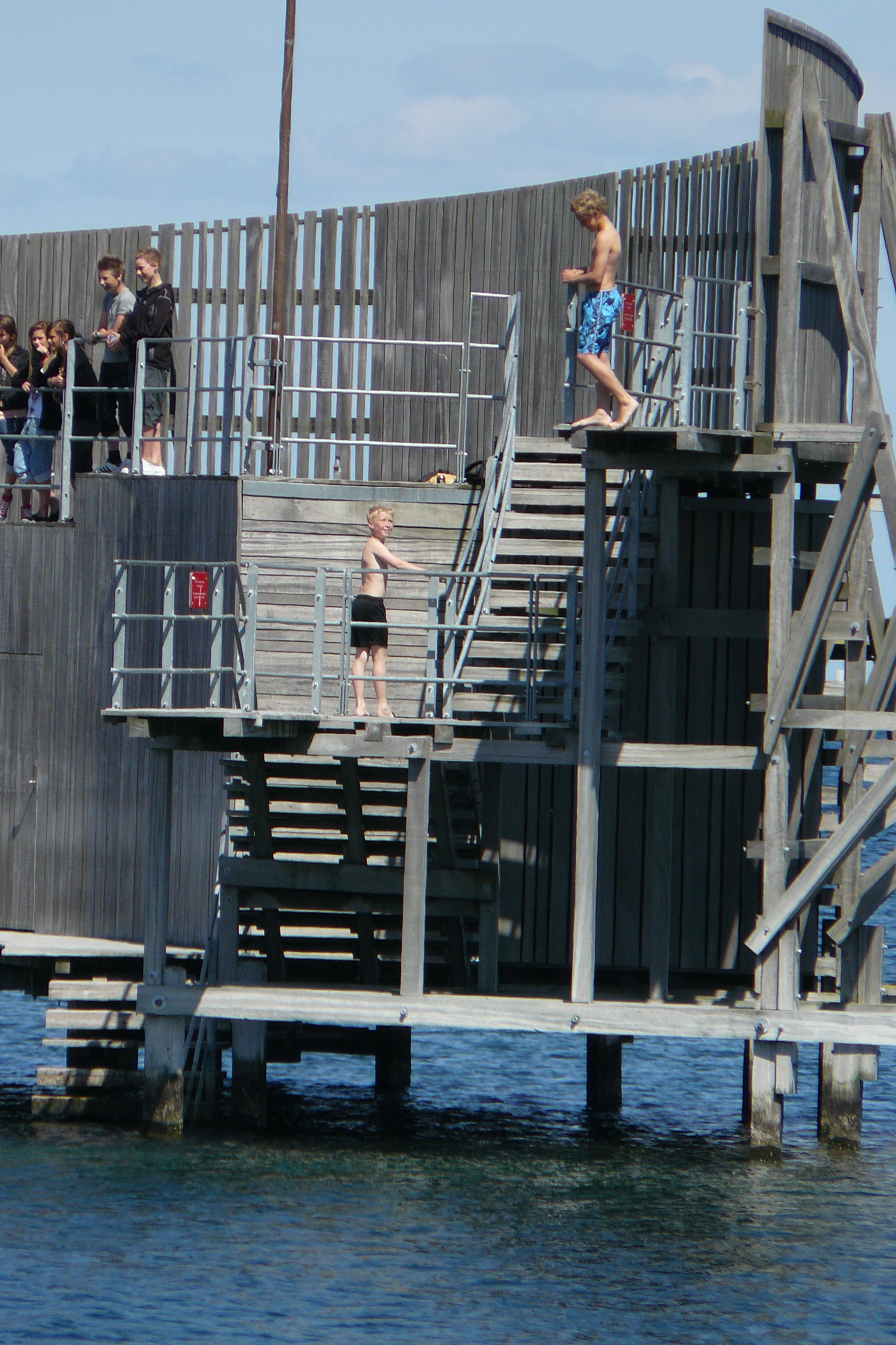 Escalier plongeoir Danemark