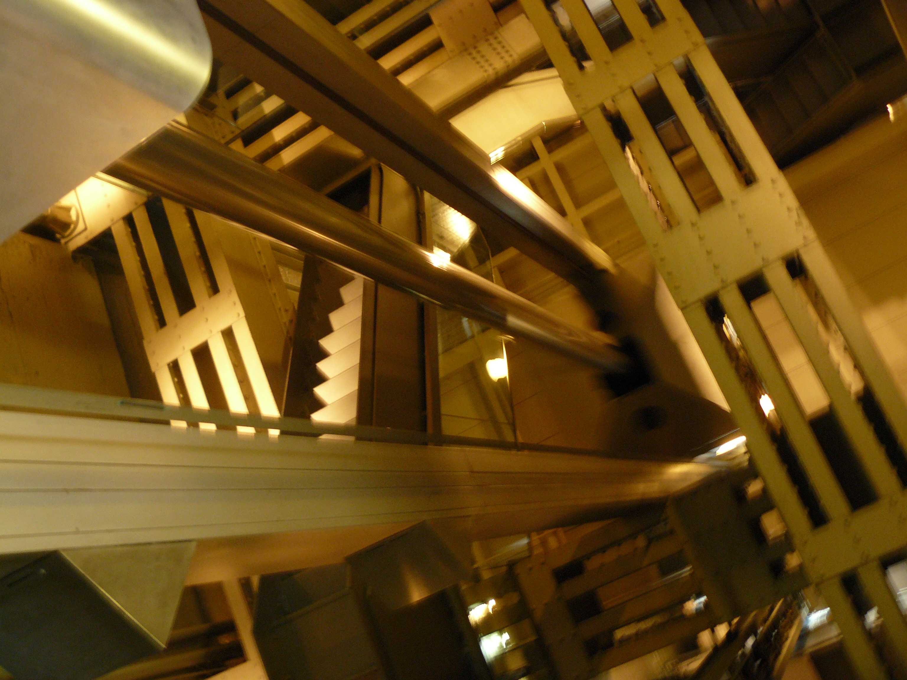 Escalier échelle Statue de la liberté NYC