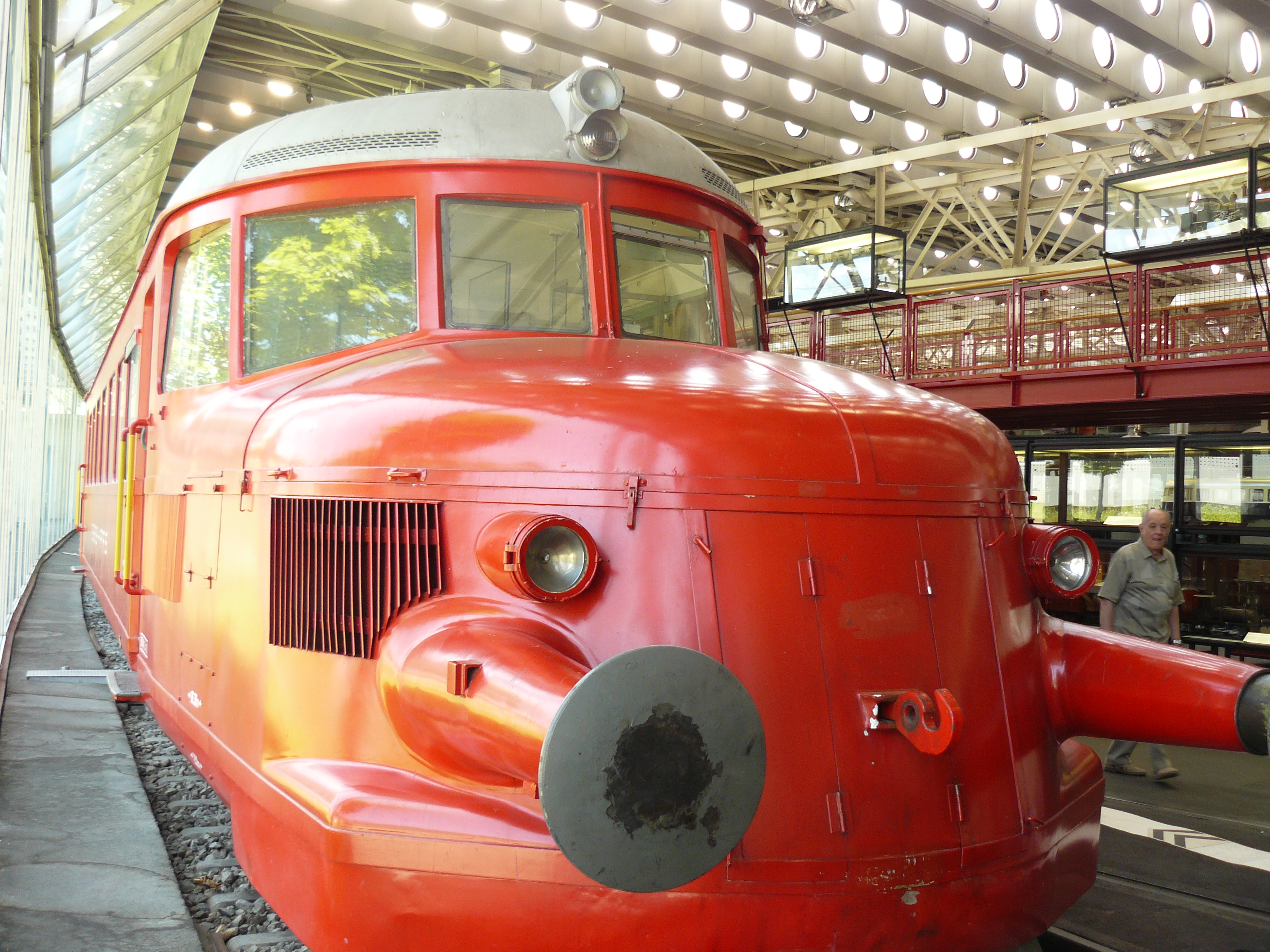 Le train rouge ...