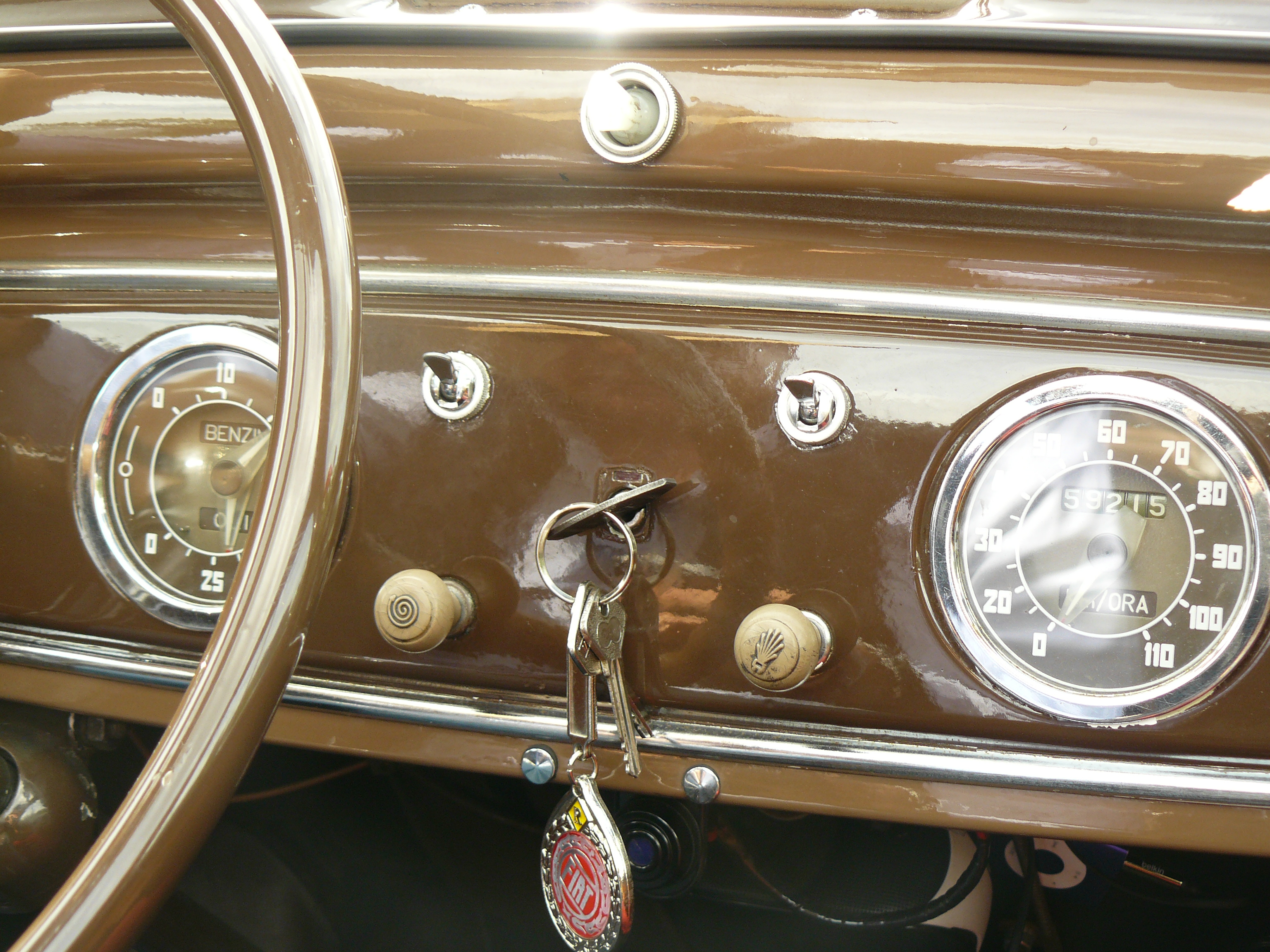 Topolino Fiat 1952 interieur