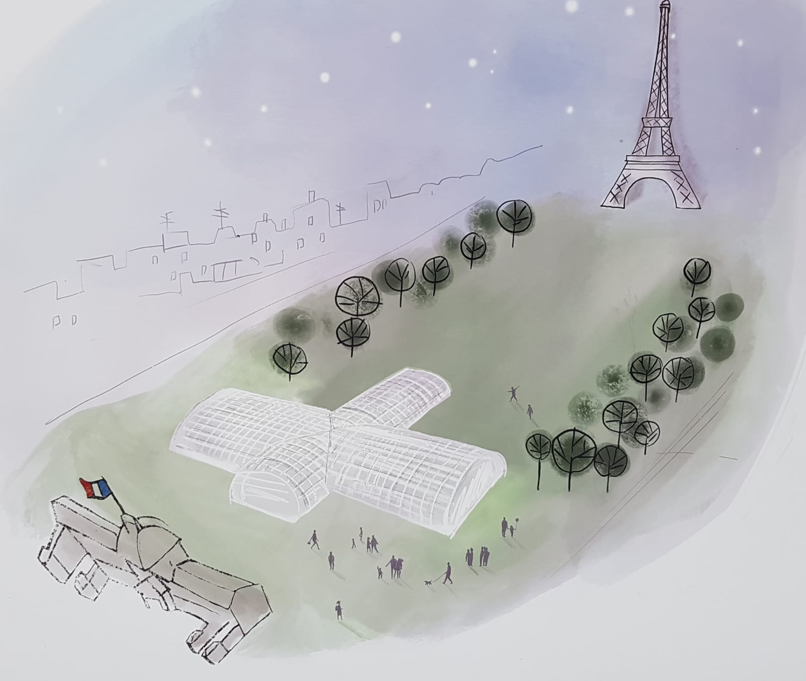 Vue aérienne( Kera till)