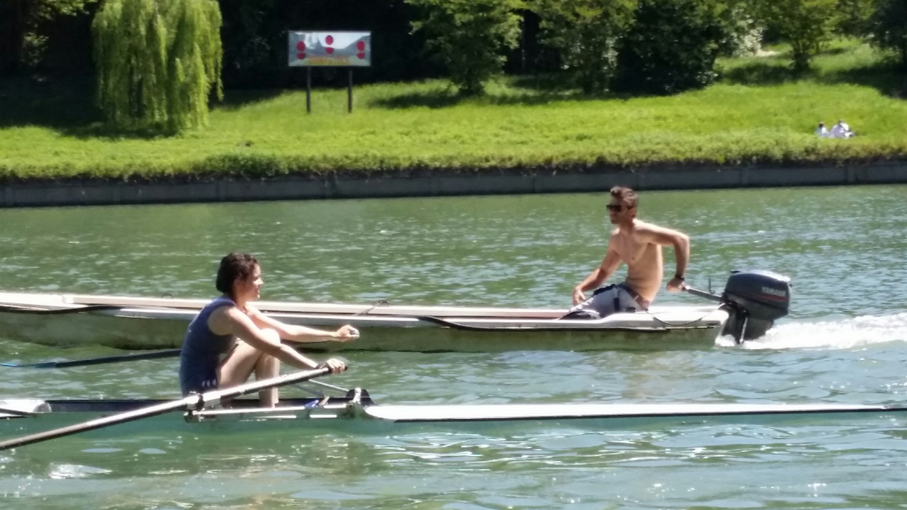 croisement au fil de l'eau Turin
