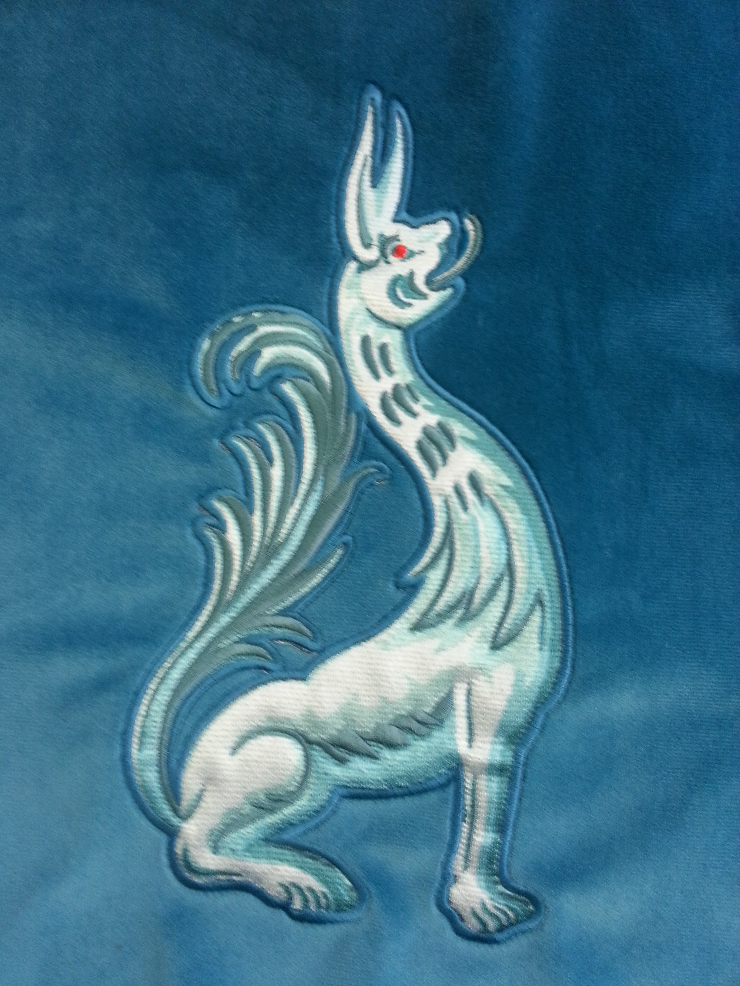 Broderie inspirée des Chimères