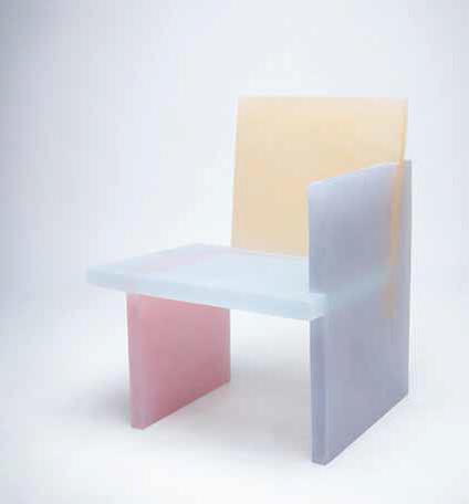 Mobilier pastel et tactile