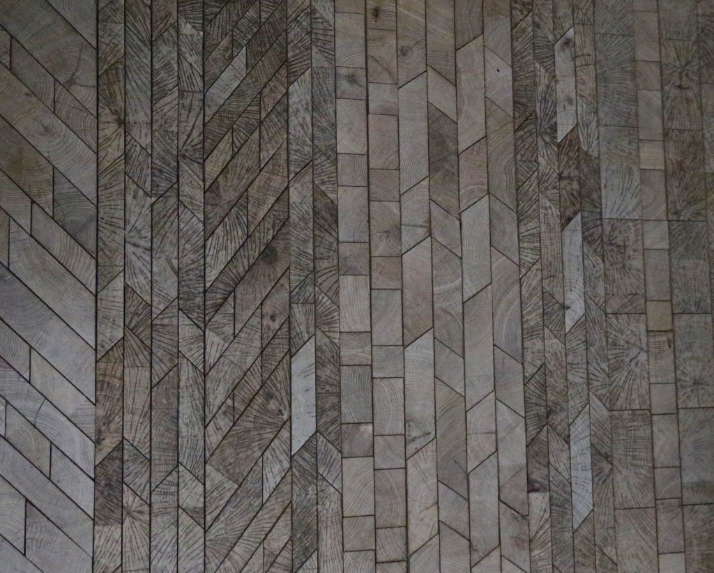 Parquet en bois debout