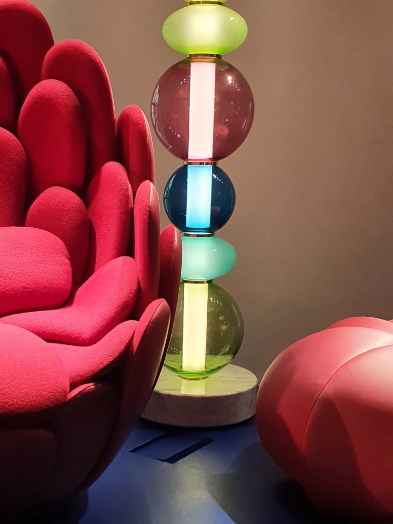 Design sur un fauteuil