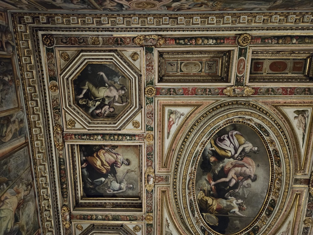 Plafond de la chambre des Muses