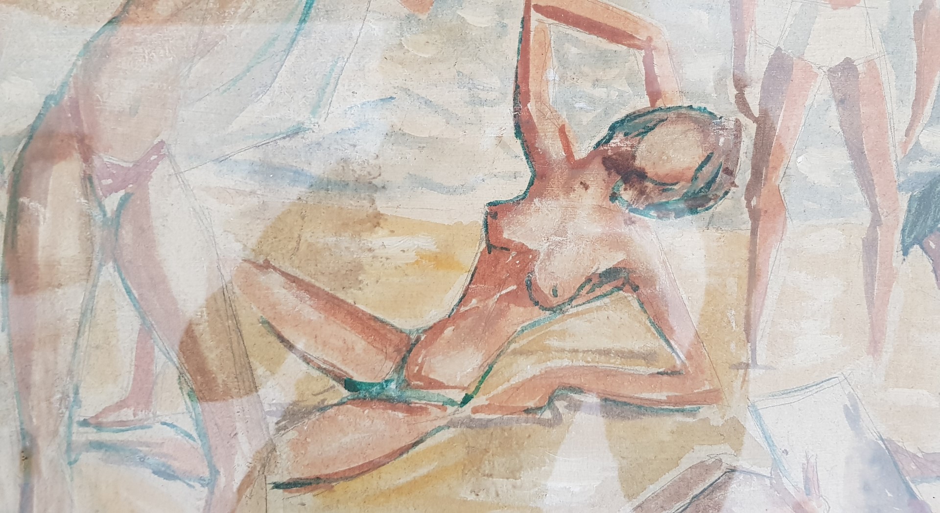 LES BAIGNEUSES détail - MARCO
